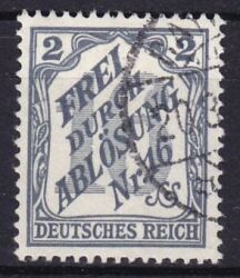 1905  Zähldienstmarke für Baden