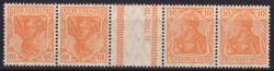 1920  Freimarken: Germania aus Heftchenbogen mit HAN-Nummer