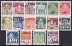 1966  Freimarken: Deutsche Bauwerke