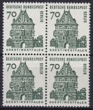 1964  Freimarken: Deutsche Bauwerke aus Bogen