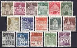 1966  Freimarken: Deutsche Bauwerke