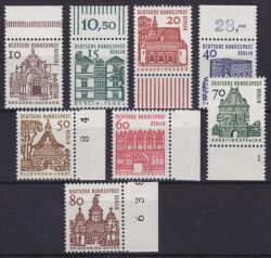 1964  Freimarken: Deutsche Bauwerke aus Bogen