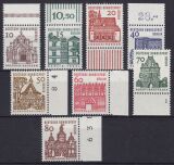 1964  Freimarken: Deutsche Bauwerke aus Bogen