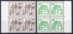 1980  Freimarken: Burgen und Schlösser aus Bogen