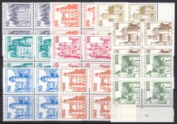 1977  Freimarken: Burgen und Schlösser aus Bogen