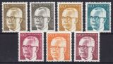 1972  Freimarken: Bundespräsident Gustav Heinemann
