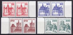 1978  Freimarken: Burgen und Schlösser aus Bogen