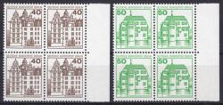 1980  Freimarken: Burgen und Schlösser aus Bogen
