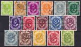 1951  Freimarken: Posthorn im kompl. Satz