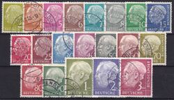 1954  Freimarken: Bundespräsident Theodor Heuss - Satz
