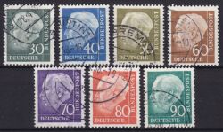 1956  Freimarken: Bundespräsident Theodor Heuss