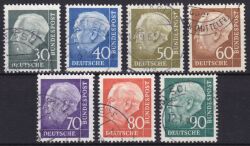 1956  Freimarken: Bundespräsident Theodor Heuss