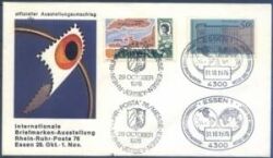 1976  Offizieller Ausstellungsumschlag zur Rhein-Ruhr-Posta