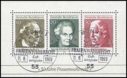 1969  Jahrgang - gestempelt