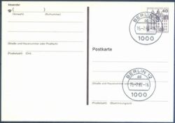 1981  Burgen & Schlösser - Postkarte