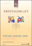 1998  Amtliche Ersttagsblätter im kompl. Jahrgang