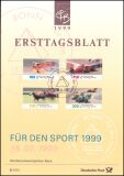 1999  Amtliche Ersttagsblätter im kompl. Jahrgang