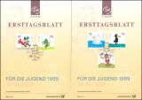1999  Amtliche Ersttagsblätter im kompl. Jahrgang