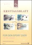 2000  Amtliche Ersttagsblätter im kompl. Jahrgang