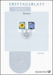 2005  Amtliche Ersttagsblätter im kompl. Jahrgang