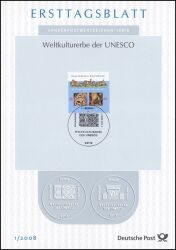 2008  Amtliche Ersttagsblätter im kompl. Jahrgang