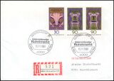 1980  Mischfrankatur auf R-Brief