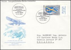 1963  "Pro-Aero" Gedenkpostflüge