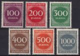 1923  Freimarken: Ziffern im Kreis