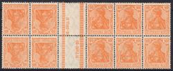 1920  Freimarken: Germania aus Heftchenbogen