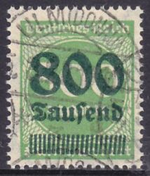 1923  Freimarke mit Überdruck