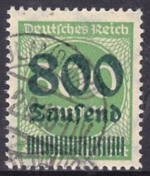 1923  Freimarke mit berdruck