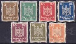 1924  Freimarken: Neuer Reichsadler