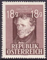 1947  75. Todestag von Franz Grillparzer