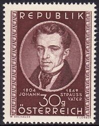 1949  100. Todestag von Johann Strau