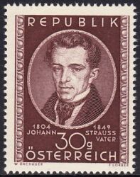 1949  100. Todestag von Johann Strauß