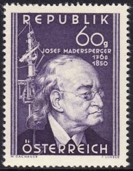 1950  Todestag von Josef Madersperger