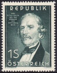 1952  Geburtstag von Karl Ritter von Ghega