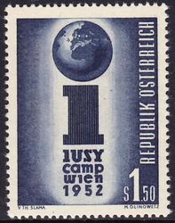 1952  Grolager der internationalen Union der sozialistischen Jugend
