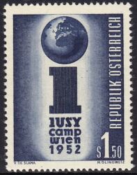 1952  Großlager der internationalen Union der sozialistischen Jugend