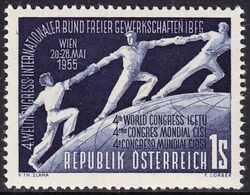 1955  Weltkongre des Internationalen Bundes freier Gewerkschaften