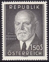 1957  Tod des Bundesprsidenten Theodor Krner