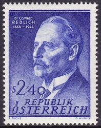 1958  Geburtstag von Oswald Redlich