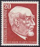 1957  Todestag von Dr. Leo Baeck