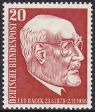 1957  Todestag von Dr. Leo Baeck