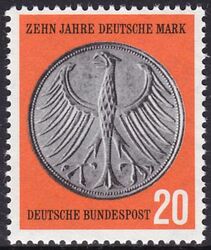 1958  10 Jahre Deutsche Mark