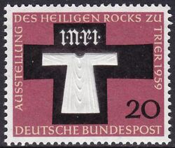 1959  Ausstellung des Heiligen Rocks