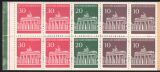 1967  Markenheftchen - Brandenburger Tor