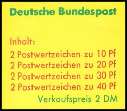 1974  Markenheftchen - Unfallverhütung