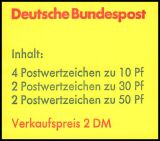 1977  Markenheftchen - Burgen & Schlösser