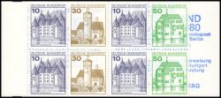 1980  Markenheftchen - Burgen & Schlösser